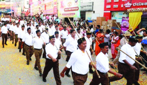 Two Govt teachers suspended in Karnataka for participating in RSS route march