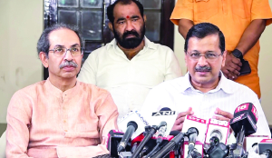 Uddhav bats for Opposition dialogue as AAP accuses Congress of suppressing CJP protest
