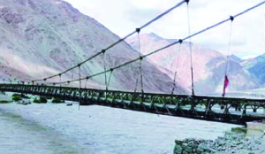 Udmaroo bridge over Shayok river in Ladakh’s Nubra inaugurated
