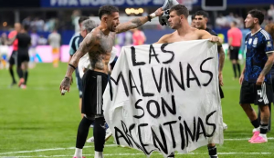 UK urges FIFA to act after Argentina's Falklands banner sparks World Cup row