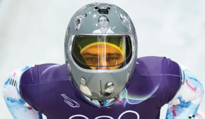 Ukrainian skeleton racer Vladyslav Heraskevych speaks at UN