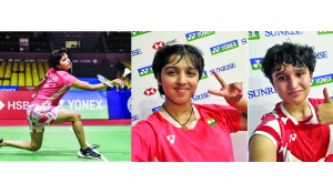 Unnati Hooda, Tanvi Sharma enter semifinals in Taipei Open