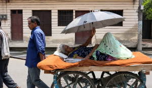 UP Bank apologises after 73-year-old woman with fractured hip taken on handcart to withdraw pension