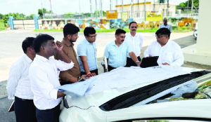 UPSIDA CEO inspects development works at perfume park in Kannauj