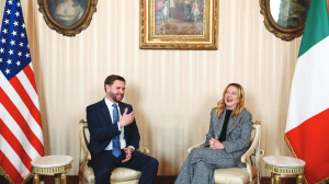 US VP Vance attends Olympic skating, meets Italian PM Meloni