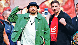 Usyk calls kickboxer Verhoeven a dangerous opponent