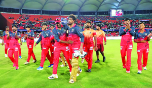 Varma warms up for UK T20I with 136 in TG20