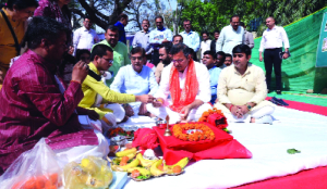 Verma lays foundation stone for new flood control monitoring centre