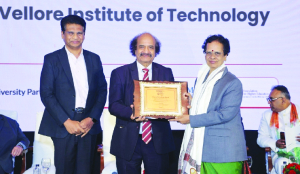 VIT honoured with Careers360 Research Excellence Award