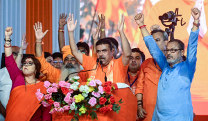 West Bengal : BJP forms 263-member state executive ahead of bypolls