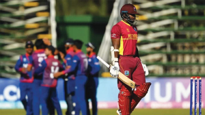 West Indies  look to top group in contest against Nepal