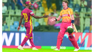 West Indies pulverise Zimbabwe by 107 runs