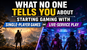 What No One Tells You About Starting Gaming With Single-Player Games or Live-Service Play