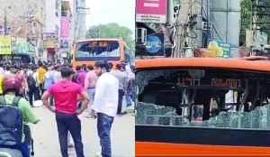 Woman killed after DTC cluster bus runs over her; driver apprehended