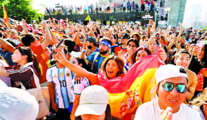 World Cup final between Spain and Argentina watched by roughly 60 million