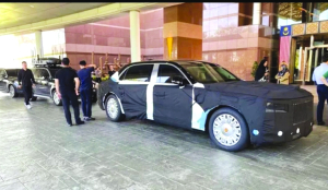 Xi’s N701 rolls into Delhi under black cover