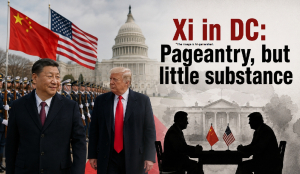 Xi in DC: Pageantry, but little substance