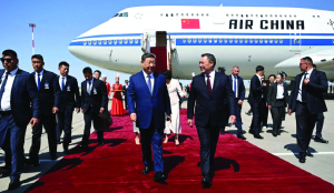 Xi Jinping arrives in Kyrgyzstan to attend SCO summit