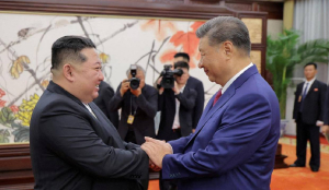Xi Jinping meets Kim Jong Un in Pyongyang during rare North Korea visit