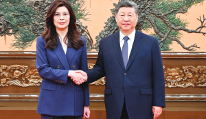 Xi meets Taiwan’s Opposition leader