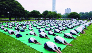 Yoga: Foundation of healthy humanity, balanced nature and sustainable future