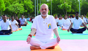 Yoga energises mind, body and soul, says Amit Shah