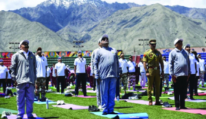 Yoga helps us move from good to great, says VP Radhakrishnan