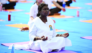 Yoga is India’s gift to the world: President