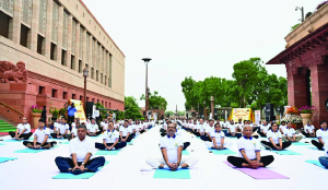 Yoga teaches dialogue and self-restraint: Om Birla