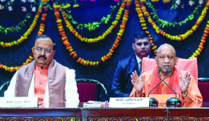 Yogi slams congress on MGNREGA claims