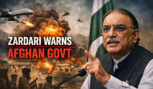 Zardari warns Afghan Govt