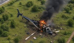 Zimbabwe helicopter crash kills six; businessman Wicknell Chivayo among victims, official say