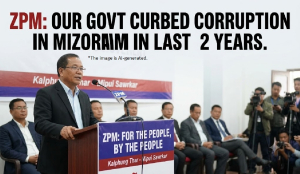 ZPM says its Govt curbed corruption in Mizoram in last 2 years