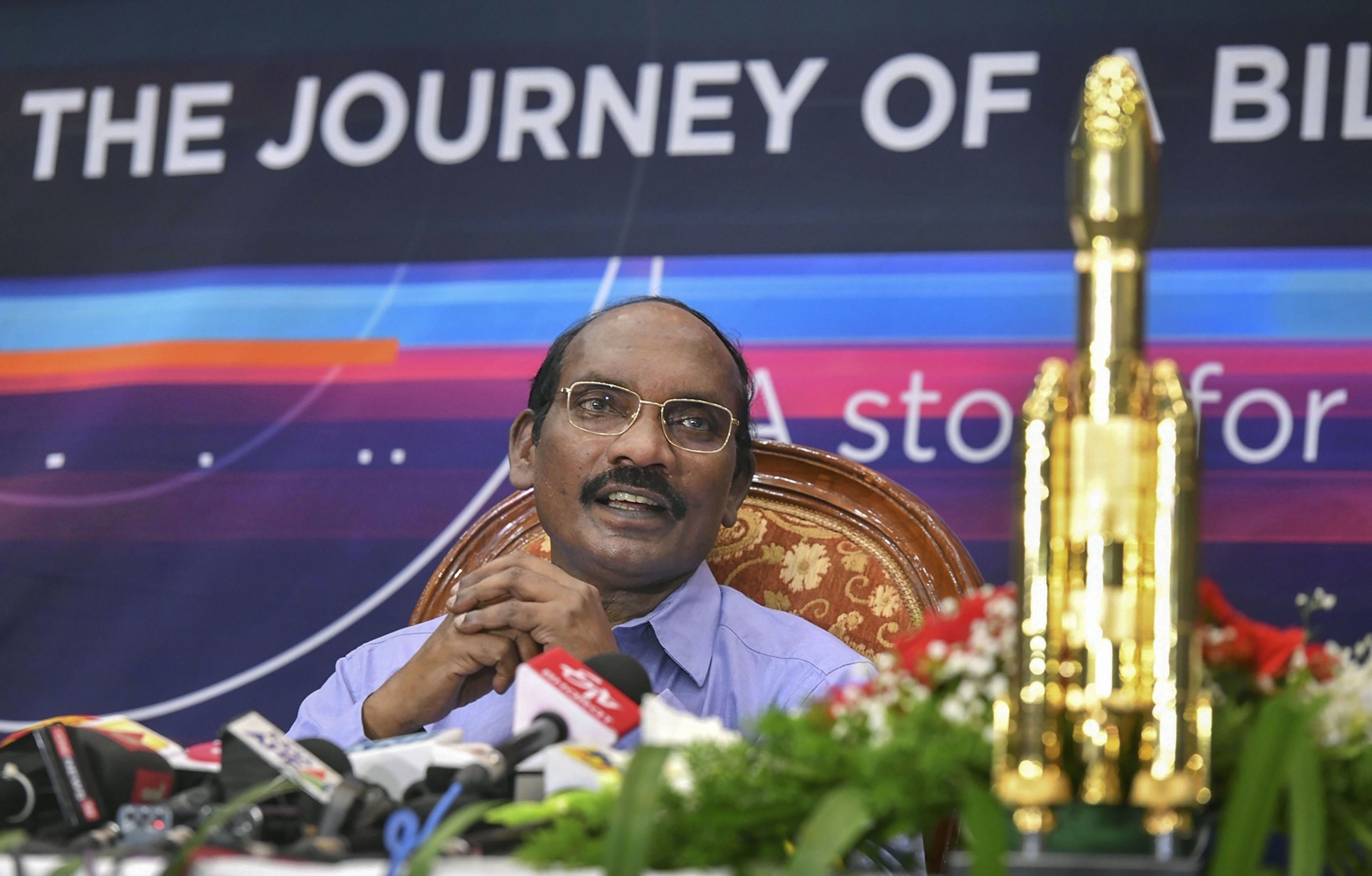 ISRO Chairman K Sivan addresses a press conference in Bengaluru - PTI