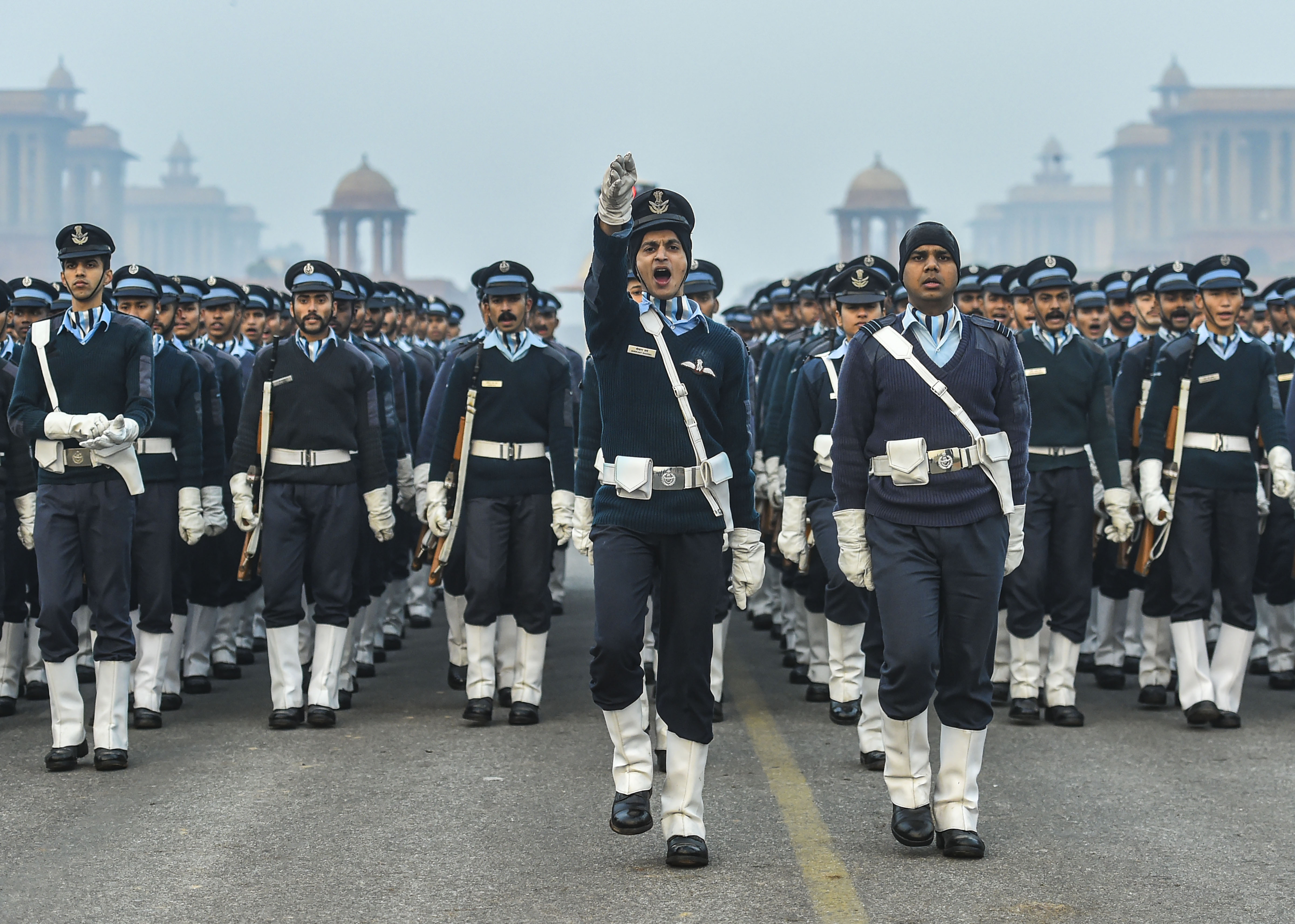 Todays Photo Iaf Personnel During The Rehearsal For The Upcoming Republic Day Parade 8022