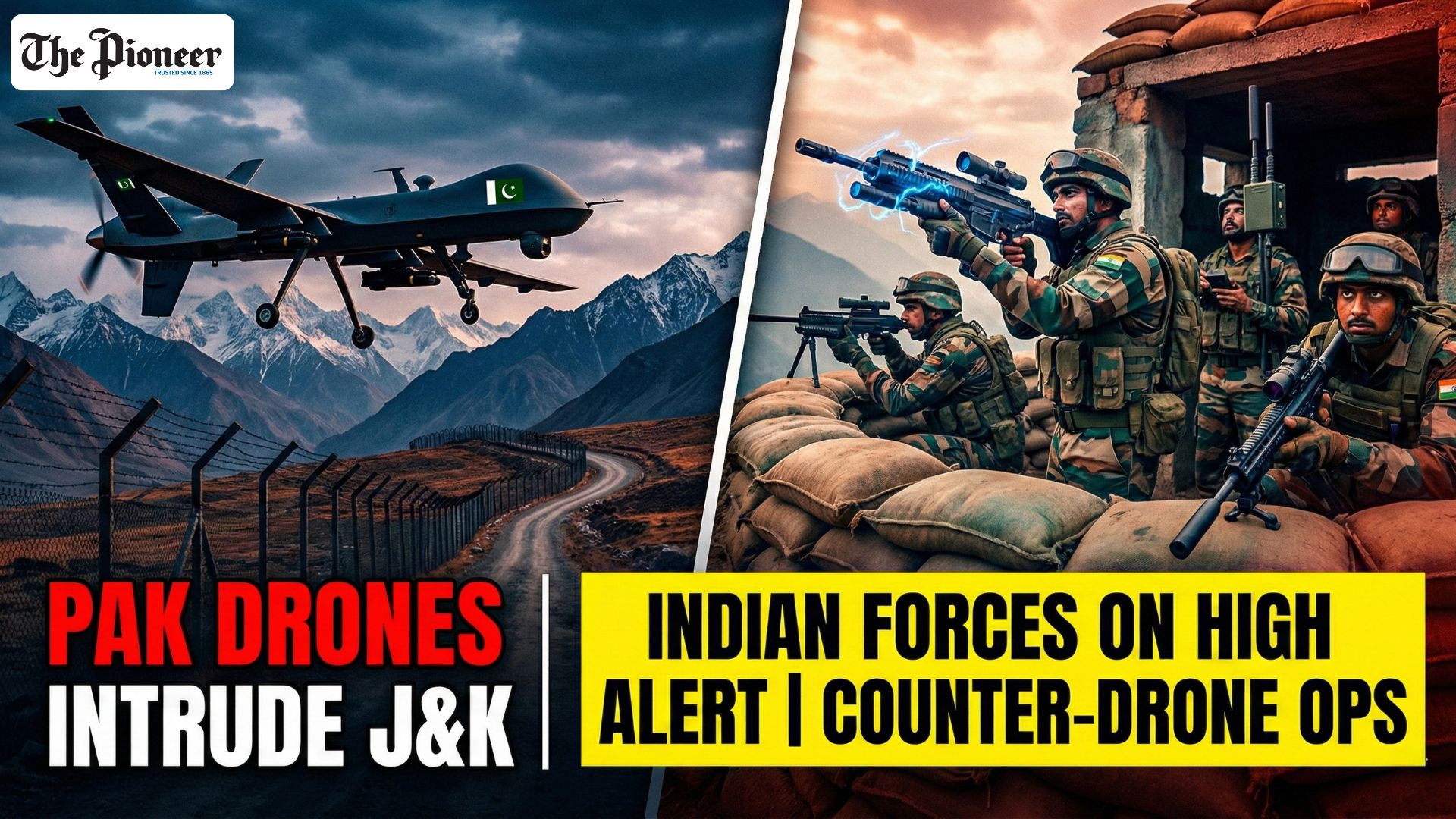 Pakistani Drones Intrude into Jammu and Kashmir: Indian Forces on High Alert